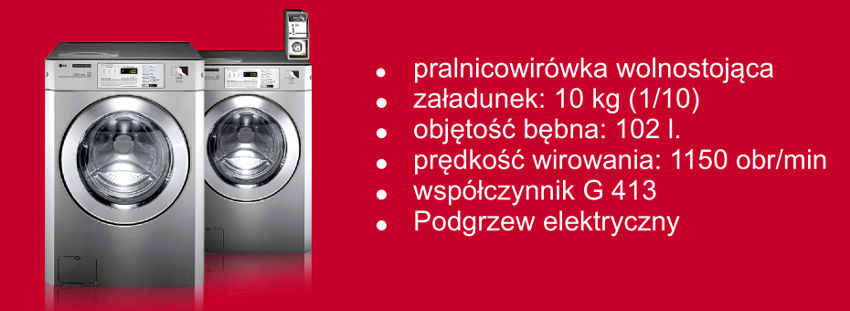 Pralnico-wirówka LG GIANT C MAX (na 1+ ubranie specjalne)